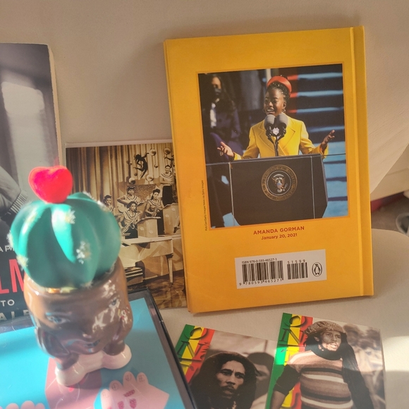 Black History Bundle ~ Malcom X Amanda Gorman Books Bob Marley Cards Lady Head - Picture 15 of 16